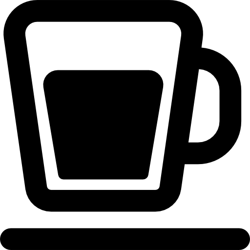 Coffee cup Basic Rounded Filled icon