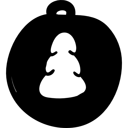 Christmas tree ball   icon