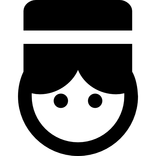 cabeza de valet Basic Rounded Filled icono