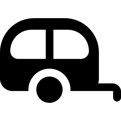 remolque de caravana  icono