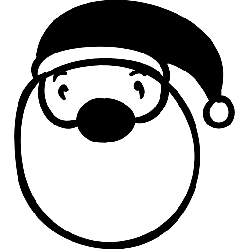 Santa Claus head  icon