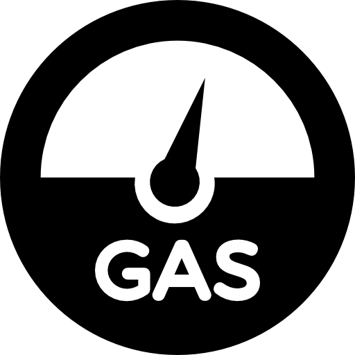 gas niveau  icoon