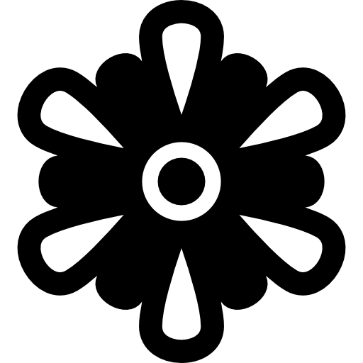 둥근 꽃잎을 가진 꽃  icon