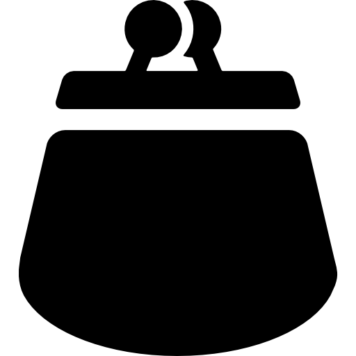 cartera para mujer Basic Rounded Filled icono