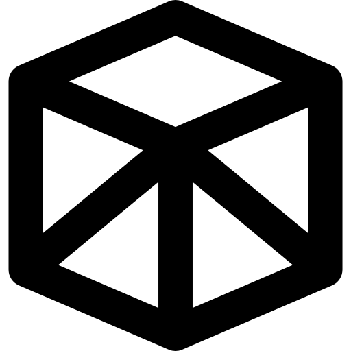 Cube divisions  icon