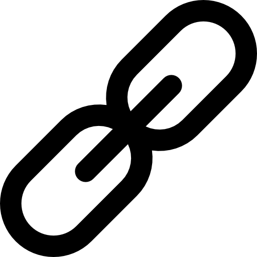 collegamento Basic Black Outline icona