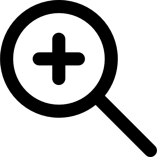 hineinzoomen Basic Black Outline icon