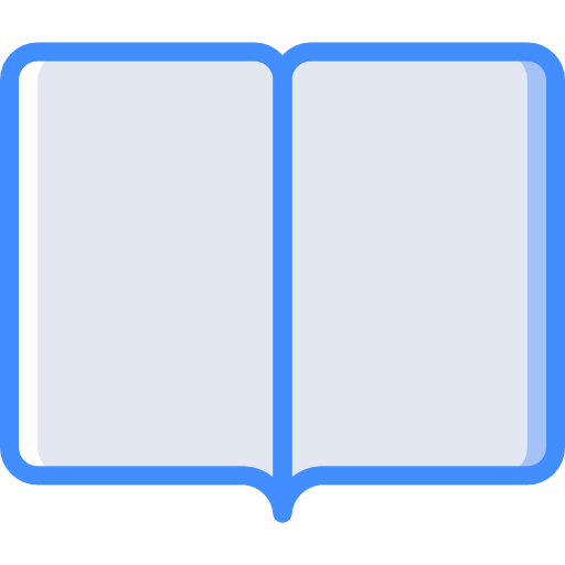 otwarta książka Basic Miscellany Blue ikona