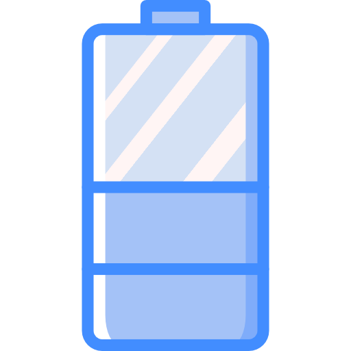 media batería Basic Miscellany Blue icono