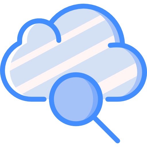Cloud computing Basic Miscellany Blue icon
