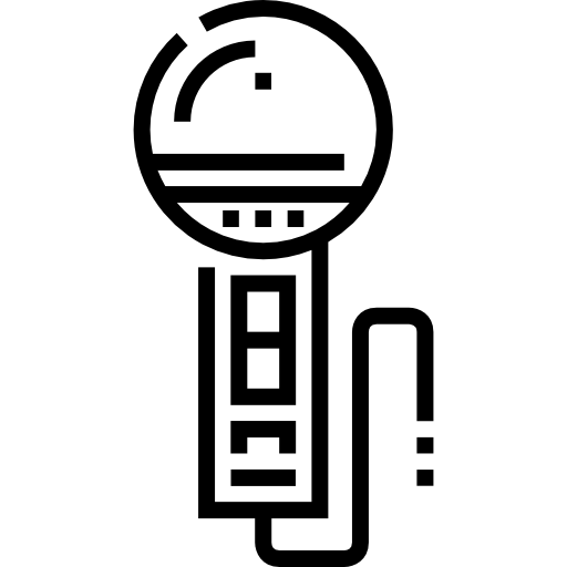 마이크로폰 Detailed Straight Lineal icon