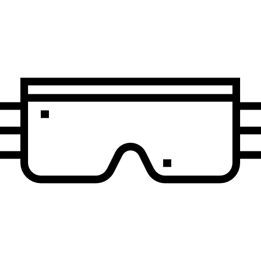 ゴーグル Detailed Straight Lineal icon