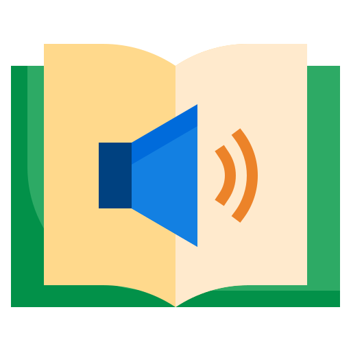 Audio book Surang Flat icon