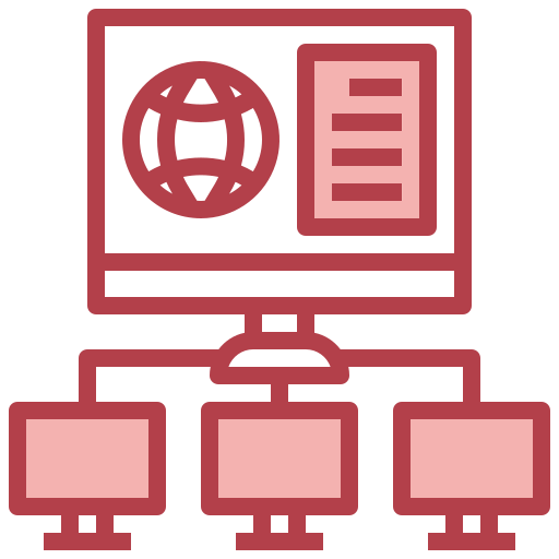 Distance learning Surang Red icon