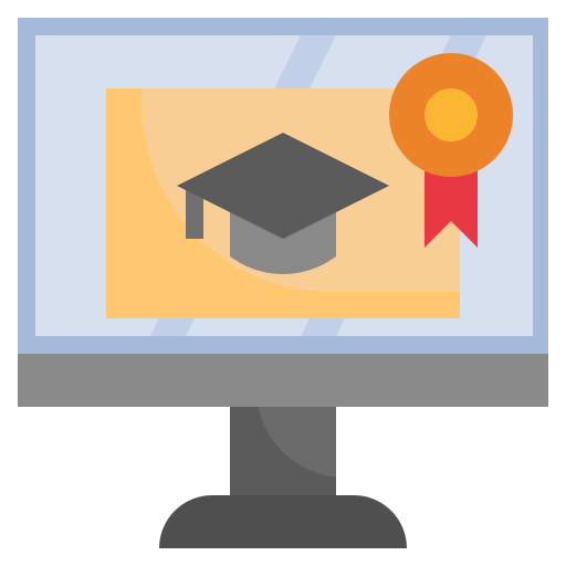 Certificate Surang Flat icon