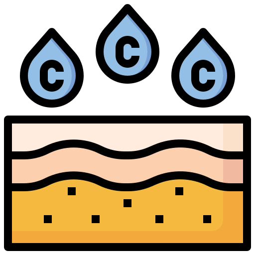 colágeno Surang Lineal Color icono