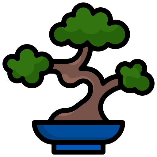 bonsai Surang Lineal Color ikona