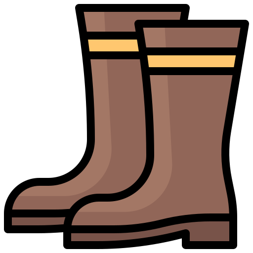 bota Surang Lineal Color icono