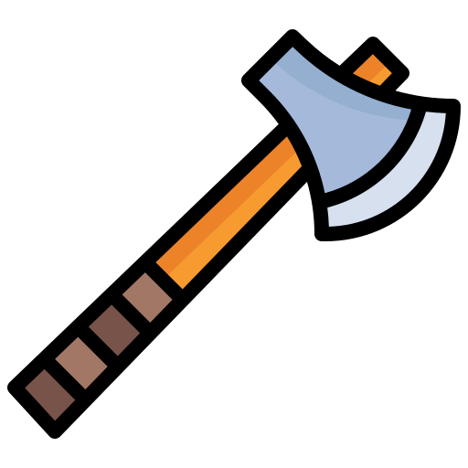 Hatchet Surang Lineal Color icon