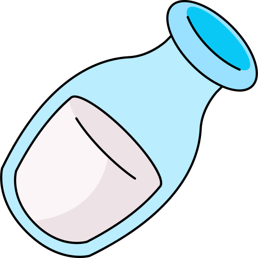 garrafa de leite Generic Thin Outline Color Ícone