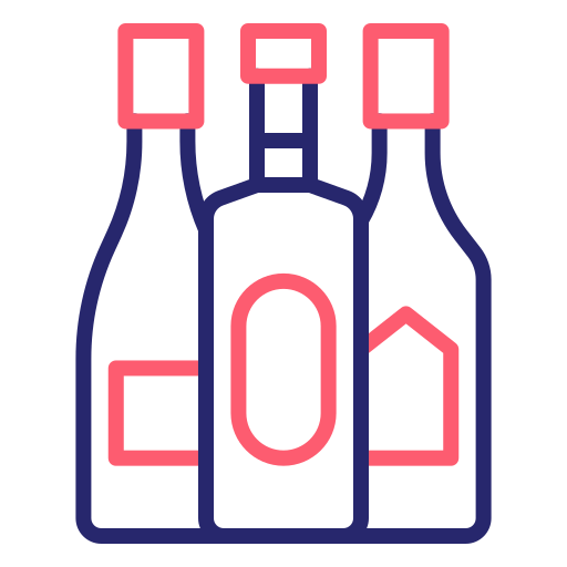 napój alkoholowy Generic Outline Color ikona