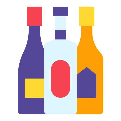 bebida alcoholica Good Ware Flat icono