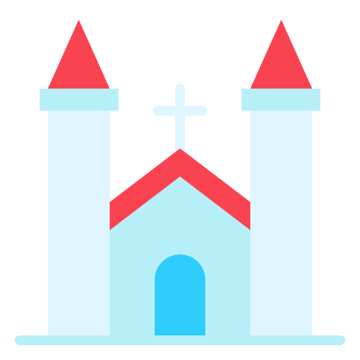 kerk Good Ware Flat icoon