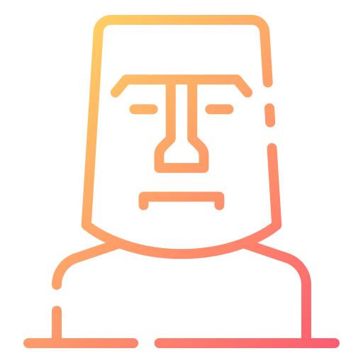 moai Good Ware Gradient ikona