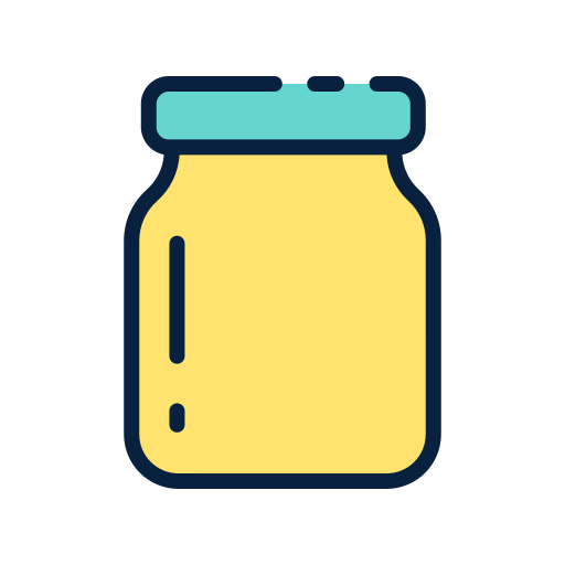 Jar Good Ware Lineal Color icon