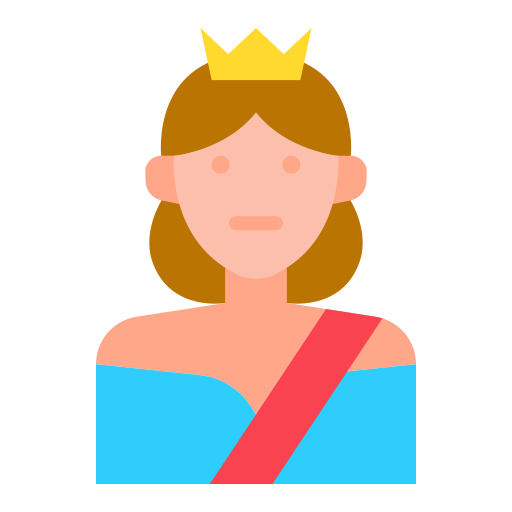 koningin Good Ware Flat icoon