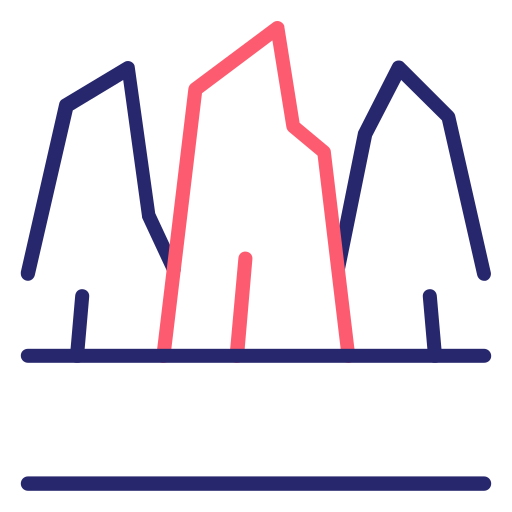 torres del paine Generic Outline Color ikona