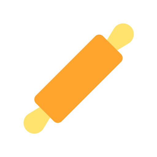 Rolling pin Good Ware Flat icon