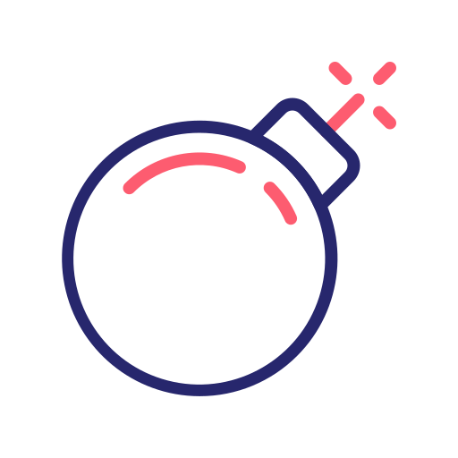 연기 폭탄 Generic Outline Color icon