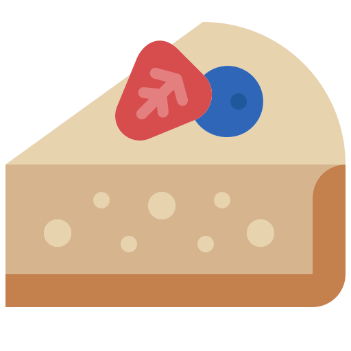 torta di formaggio Generic Flat icona