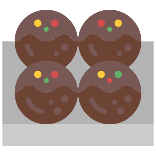 palline di cioccolato Generic Flat icona