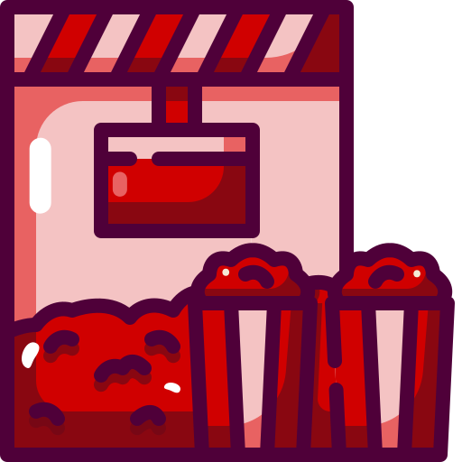 Popcorn Generic Outline Color icon