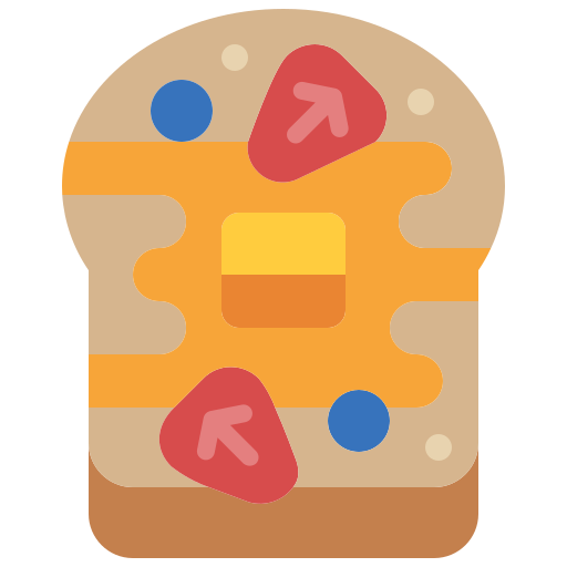 French toast Generic Flat icon