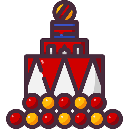 Birthday cake Generic Outline Color icon