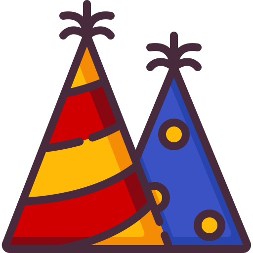 Party hat Generic Outline Color icon