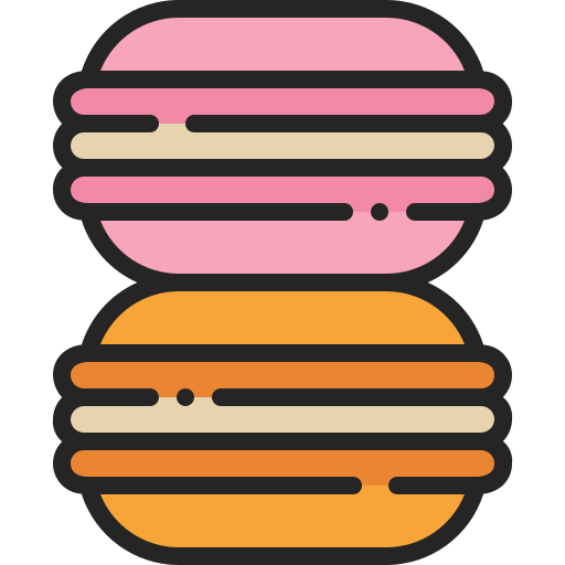 マカロン Generic Outline Color icon