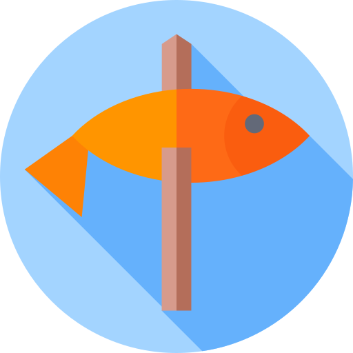 釣り Flat Circular Flat icon