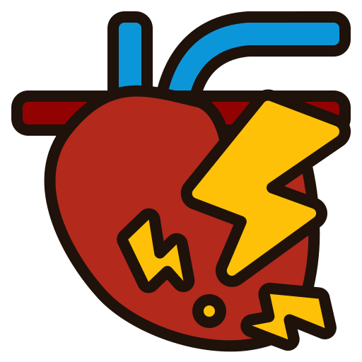 心臓発作 Generic Outline Color icon