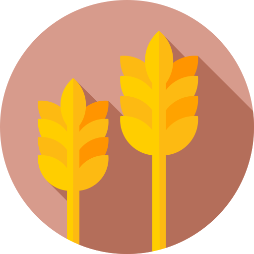 Wheat Flat Circular Flat icon