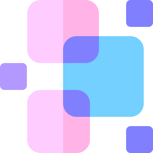 abstrakcyjny kształt Basic Rounded Flat ikona
