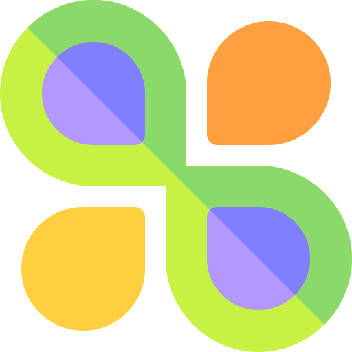abstrakcyjny kształt Basic Rounded Flat ikona