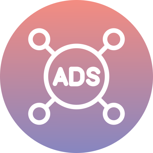 Ads Generic Flat Gradient icon