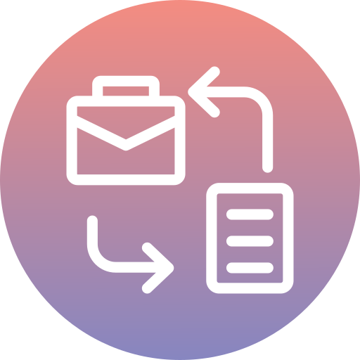 Process Generic Flat Gradient icon