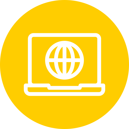 ordenador portátil Generic Circular icono