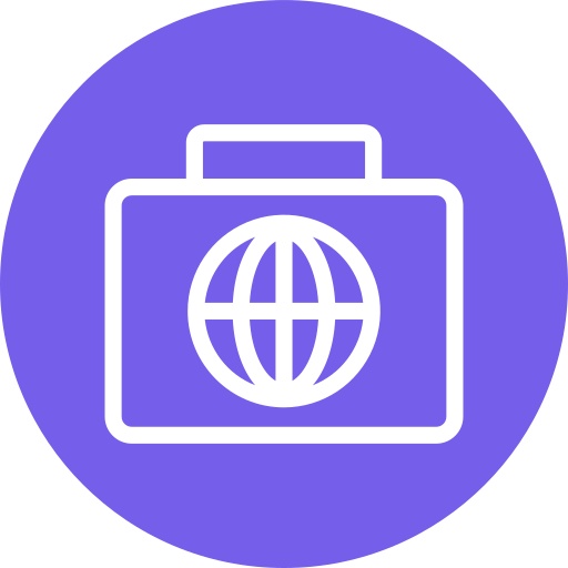 国際ビジネス Generic Circular icon