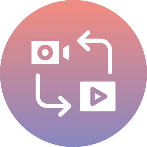 videoanruf Generic Flat Gradient icon